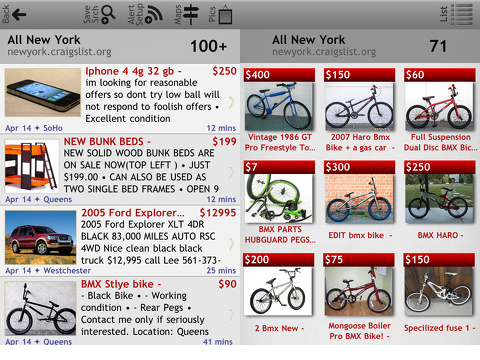 Craigslist Mobile Ultimate for iPhone