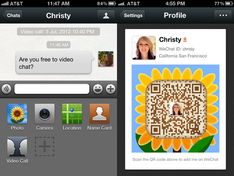 WeChat iPhone app review