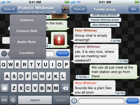 WhatsApp Messenger iPhone app review