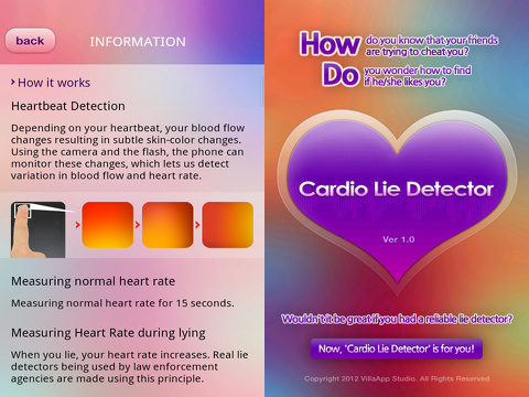 cardio lie detector premium iphone app