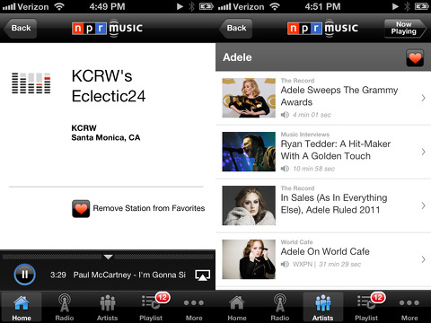 NPR Music iPhone app review
