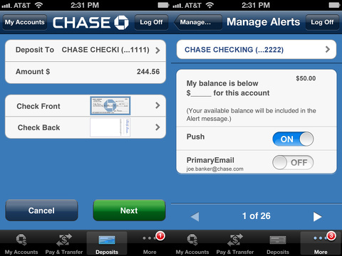 Chase Mobile iPhone app review