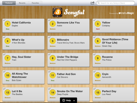 Songful iPad app review