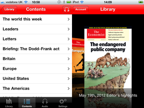 The Economist for iPhone