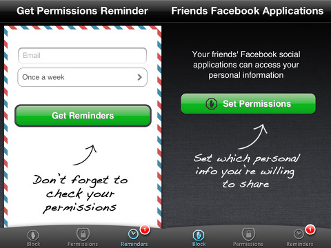 permissions iphone app review