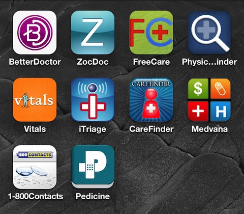10 iPhone apps for Finding Doctors, Making Appointments, & Managing Your Health Care