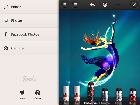 repix remix paint photos iphone app review