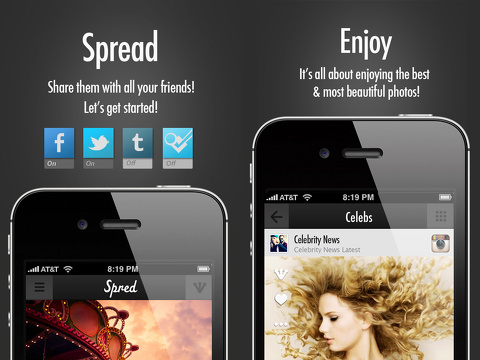 spred the best photos on instagram iphone app review