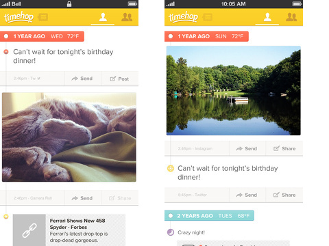 timehop iphone app review