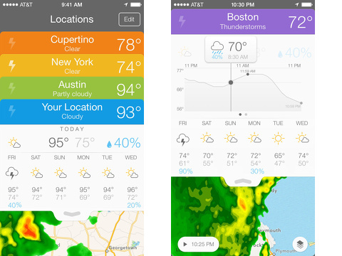 perfect weather noaa radar iphone app review