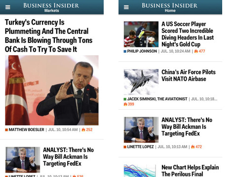 Business Insider iPhone app review | AppSafari