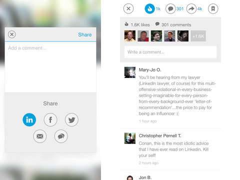 linkedin pulse iphone app review