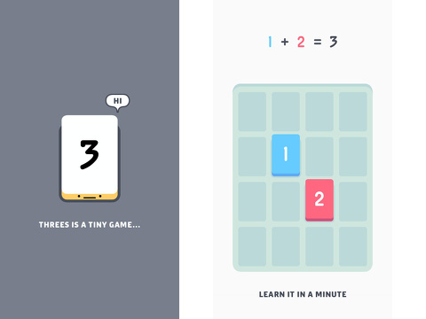 threes iphone app review