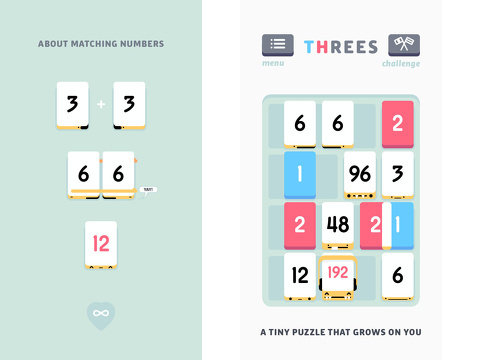 threes iphone app review