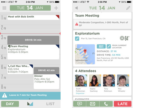 mynd smart calendar meeting scheduler iphone app review