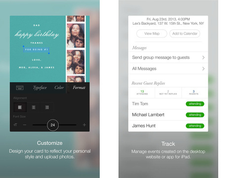 paperless post invitations greetings iphone app review