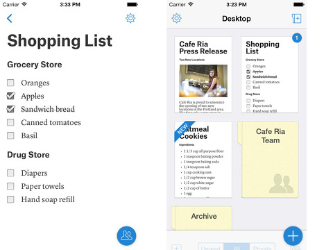 quip app shopping list