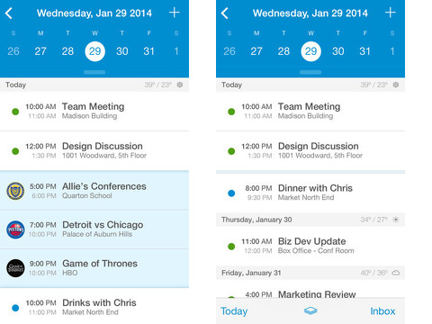 budget calendar that syncs between windows and iphone